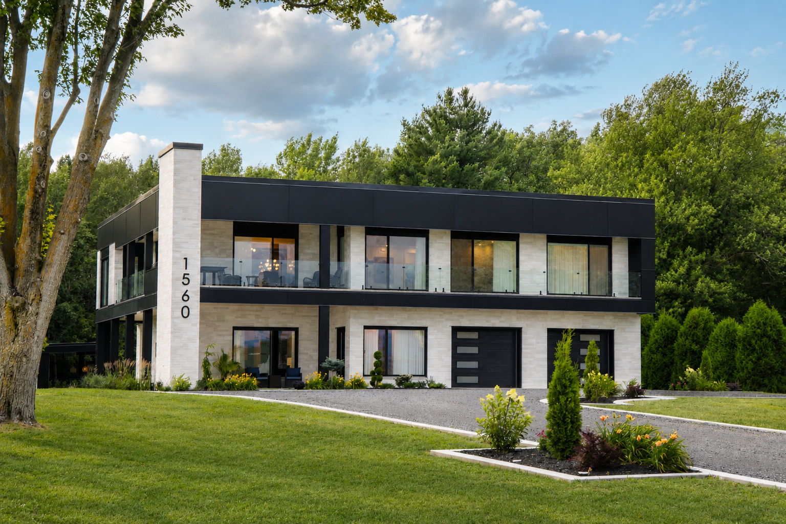Villa moderne de luxe à vendre à 45 minutes de Montréal, Québec
